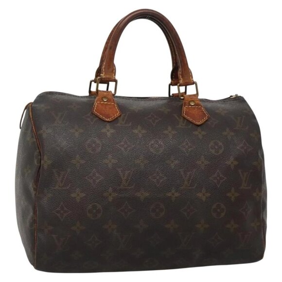 LOUIS VUITTON Monogram Speedy 30 Hand Bag M41526 LV Auth bs28595 - Picture 1 of 16